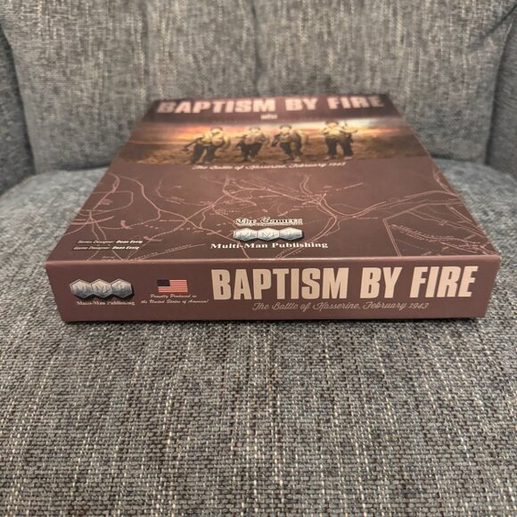 Baptism By Fire: The Battle of Kasserine (opened, never played) - Picture 7 of 11
